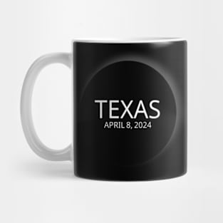 Texas Total Solar Eclipse 2024 Mug